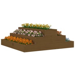 Lillepoti meepruun 80x80x27 cm täispuidust kaste