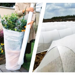 Balta pavasarinė agrotekstilė 17g - 4,2 x 5 m agrospeed