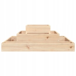 Puķupods 80x80x27 cm, priedes masīvkoks