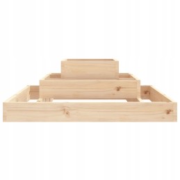 Flowerpot 80x80x27 cm solid pine wood