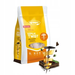 agrimpex twist agrotekstilės kaiščiai, juodi, 50 vnt.