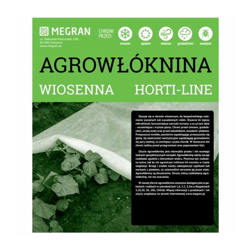 Megran agrotekstilė horti spyruoklė 1,6 m x 20 m
