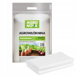 Spyruoklinė apsauginė agrotekstilė 3,2 x 10 m balta