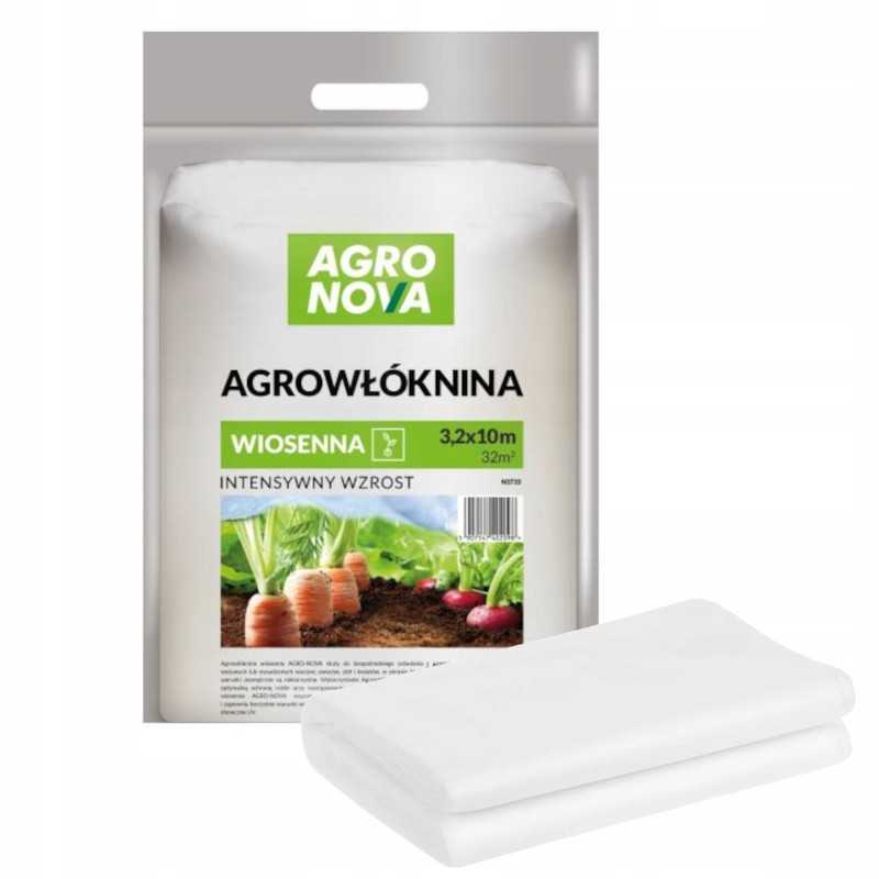 Spyruoklinė apsauginė agrotekstilė 3,2 x 10 m balta