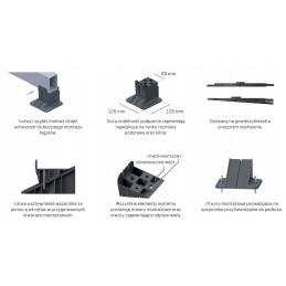 Adjustable decking supports wedge under the joist board wedge base 15-35mm