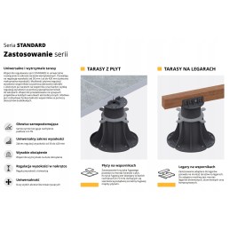 RAPTOR series bracket with an adjustment range of 15-35mm.