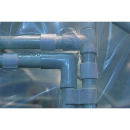 Tuneļa līkums PVC caurulēm ar diametru 32 mm