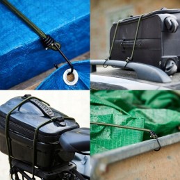 Elastīga gumija ar metāla āķi BUNGEE CORD ĀĶIS 120cm