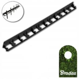 VEJOS KRAŠTAS 5,8 cm SODO KRAŠTAS PALISADA EKO KRAŠTAS PLASTIKAS 1M