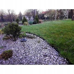 ZĀĻA MALA 5.8CM DĀRZA MALA PALISADE EKO APROBEŽAS PLASTIKA 1M