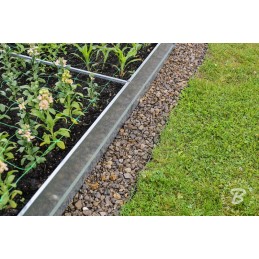 VEJOS KRAŠTAS 4,5 cm SODO apvadas PALISADA eco BORDER plastikinis 1 m