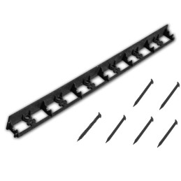 VEJOS KRAŠTAS 4,5 cm SODO apvadas PALISADA eco BORDER plastikinis 1 m