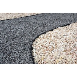 VEJOS KRAŠTAS 4,5 cm SODO apvadas PALISADA eco BORDER plastikinis 1 m