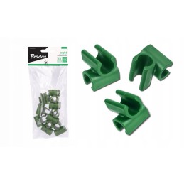 Leņķa savienotājs stabiem 11mm 10 gab. Bradas