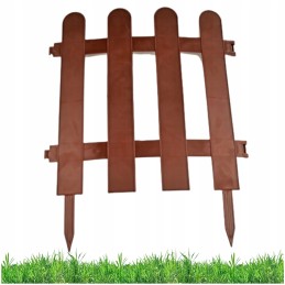 PALISADE ÄÄRIS MURU ÄÄRE AIA PIIR 30cm Pruun