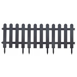 GARDEN FENCE PALISADE GARDEN EDGE BORDER