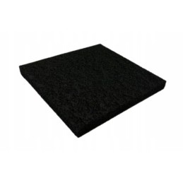 Rubber pad for terrace support