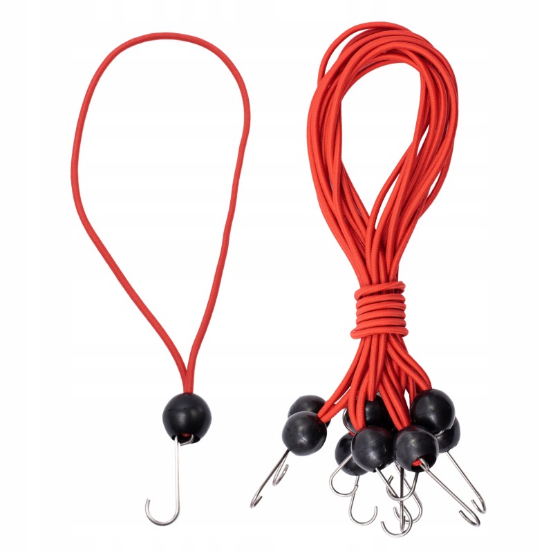 KUMMIST ELASTNE KAABEL KONKSIGA TARPIDE KINNITAMISEKS, VOOLIKAABLID, 30 cm