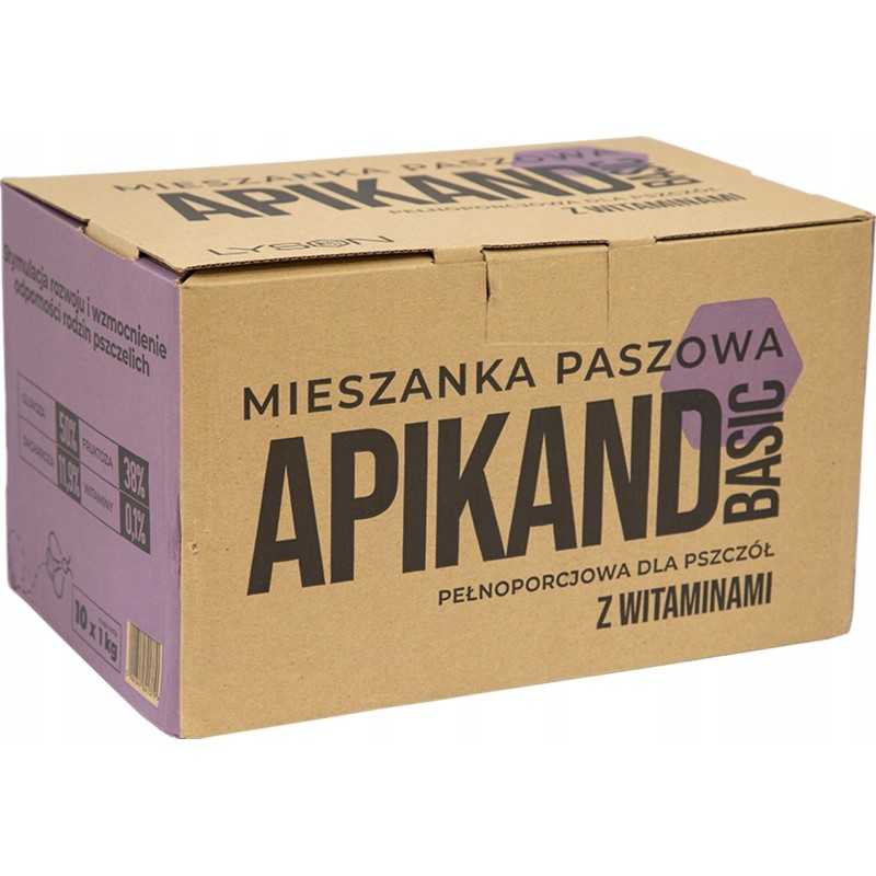Apikand bazinis pyragas su vitaminais 1kg dėžutė 10x1kg tortas bitėms