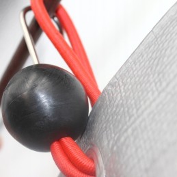 KUMMIST ELASTNE KAABEL KONKSIGA TARPIDE KINNITAMISEKS, VOOLIKAABLID, 30 cm