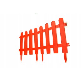 PALISADE EDGE GARDEN FENCE RED