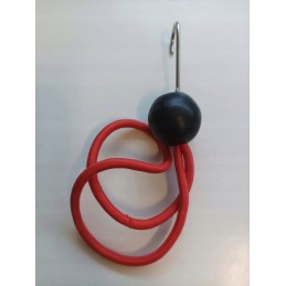 FLEXIBLE, MULTIFUNCTIONAL RUBBERS FOR FASTENING TARPAULIN WITH HOOK 30 CM - 1 PIECE