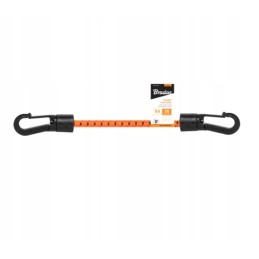 BUNGEE CORD LOCK KABLIS elastinga guma 0,6x20cm, kabliukas-PVC,