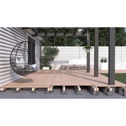 ADJUSTABLE WEDGE SUPPORT WEDGE SPACER UNDER BOARDS JOIST FOR TERRACE 15-35mm