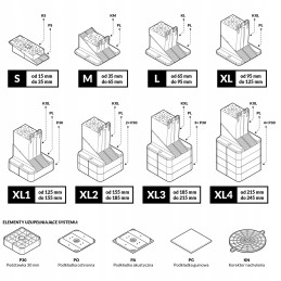 ADJUSTABLE WEDGE SUPPORT WEDGE SPACER UNDER BOARDS JOIST FOR TERRACE 15-35mm