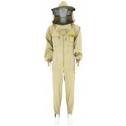 Aukščiausios kokybės Lyson L bitininkystės kombinezonas su užtrauktuku