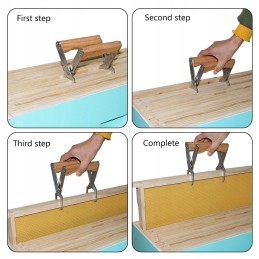 Bitininkystės rinkinys, kaltas, dulkių siurblys, palaidinė, atsegimo griebtuvas, varozės testas