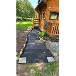 Agrotekstilė Agrotekstilė 160 cm 100 gr/m2 storio tvirtas kilimėlis nuo piktžolių