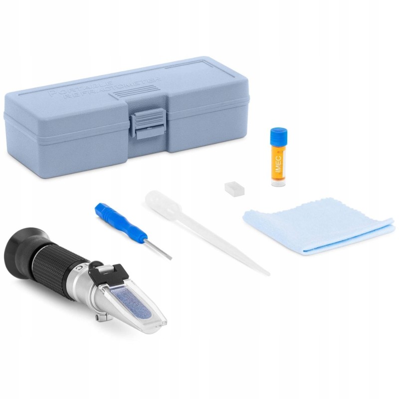 Medaus refraktometras - Briksas: 58-90% - Vandens kiekis: 10-33% - Tikslumas: 0,5%