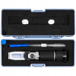 Medaus refraktometras - Briksas: 58-90% - Vandens kiekis: 10-33% - Tikslumas: 0,5%