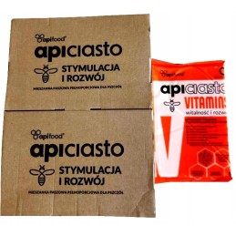 Bičių pyrago maistas bitėms apicitasto vitaminus 10 x 1kg