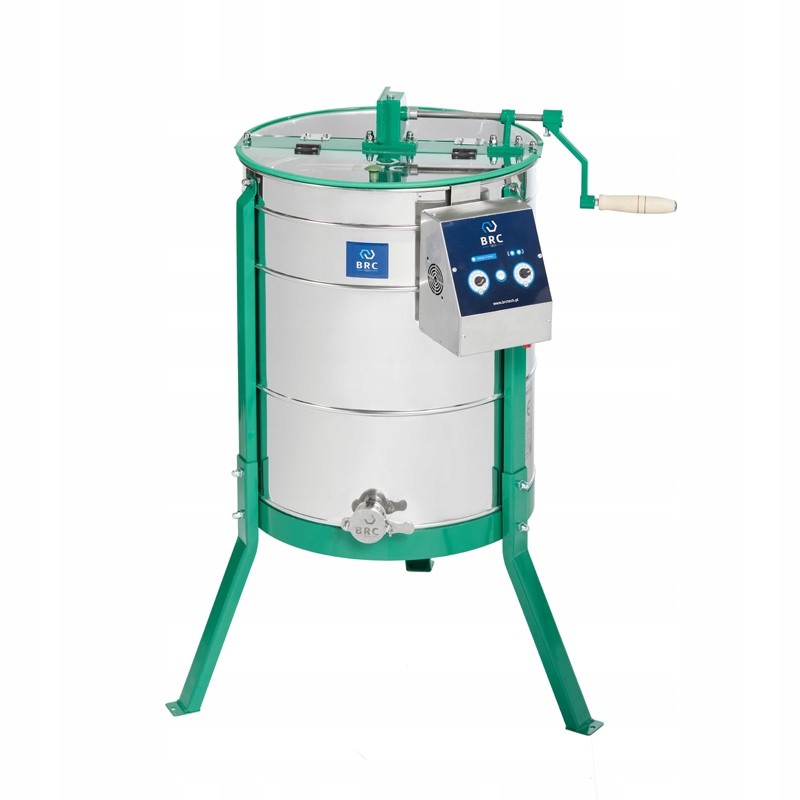 Universalus 3 rėmų medaus rinktuvas su rankine ir elektrine pavara