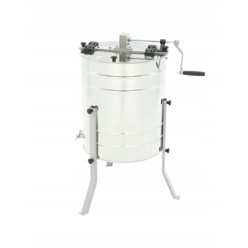 Rankinis kasetinis medaus trauktuvas, 4 rėmeliai, šukos WLKP, OSTR. - ŁYSOŃ