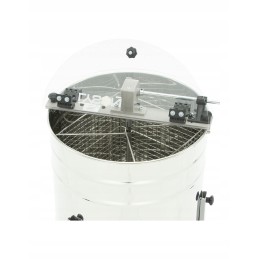 Rankinis kasetinis medaus trauktuvas, 4 rėmeliai, šukos WLKP, OSTR. - ŁYSOŃ