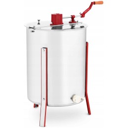 Honey extractor - manual - 4-frame - transparent lid Wiesenfield 10280031 WIHE-04304