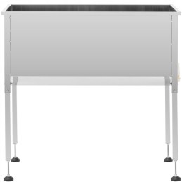 Bitininkystės kubilo stalas, skirtas nerūdijančio plieno rėmams nuimti 104 x 50 x