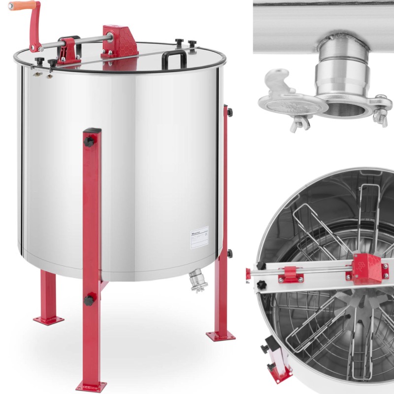 Honey extractor honey centrifuge manual stainless steel 8 frames