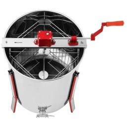 Honey extractor - manual - diagonal - 4-frame - transparent cover