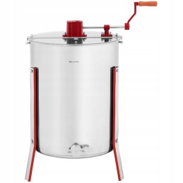 Honey extractor - manual - diagonal - 4-frame - transparent cover