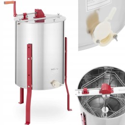 Honey extractor honey centrifuge manual stainless steel 4 frames
