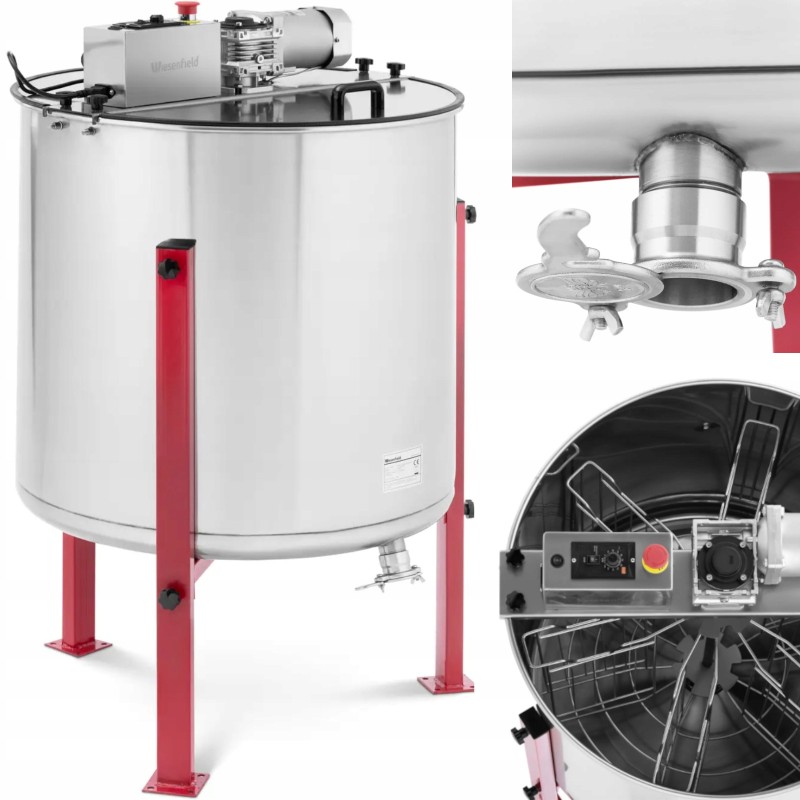 Elektrinis medaus rinktuvas, 6 rėmai, plieninis, 250 cm