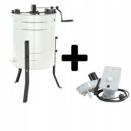 3-frame honey extractor, diagonal, manual, Ø500,