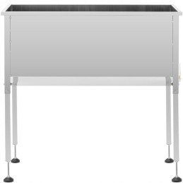 Bitininkystės kubilo stalas, skirtas nerūdijančio plieno rėmams nuimti 104 x 50 x