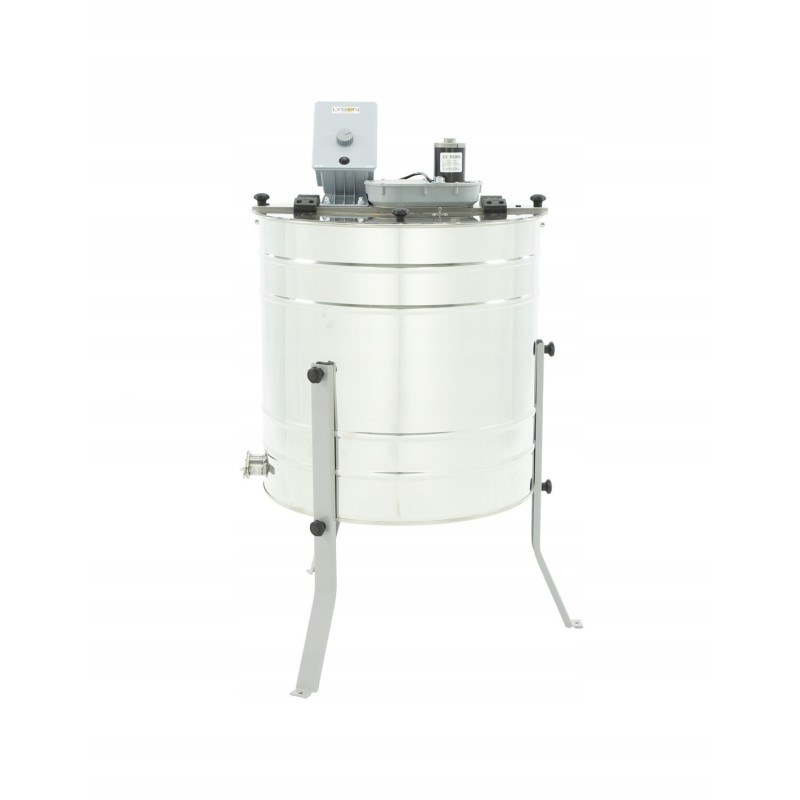 Honey extractor 4-frame diagonal electric 230V, Ø600, universal basket