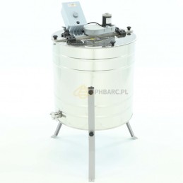 4 griežinėlių įstrižainė elektrinė medaus traukė 230V, Ø600, universalus krepšelis