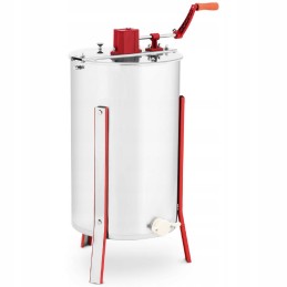 Rankinis medaus traukiklis, 3 rėmai, nerūdijantis plienas